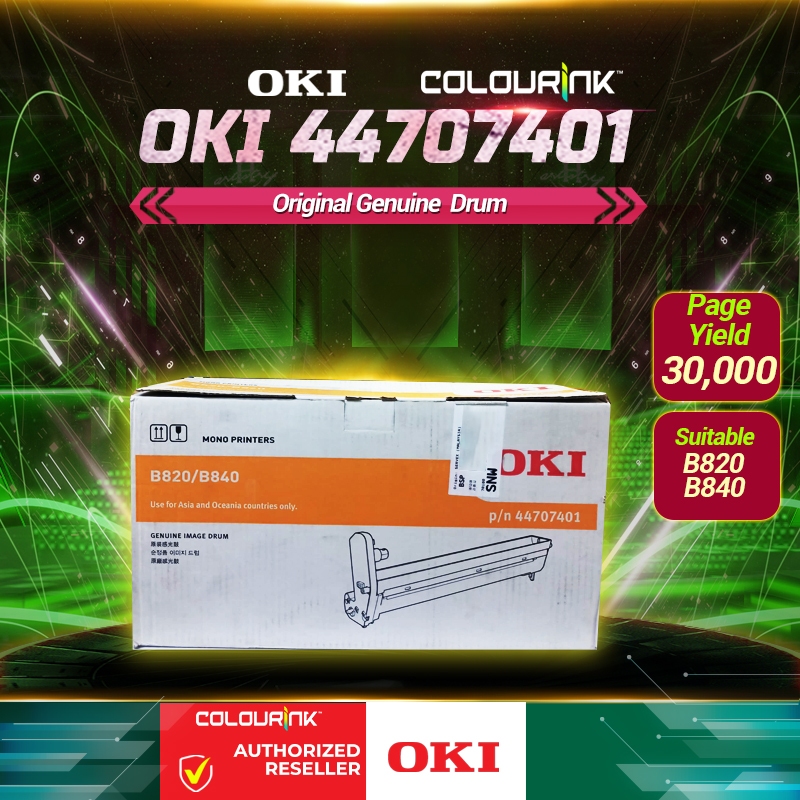 OKI ORIGINAL DRUM 44707401 30K FOR MODEL B820/ B840