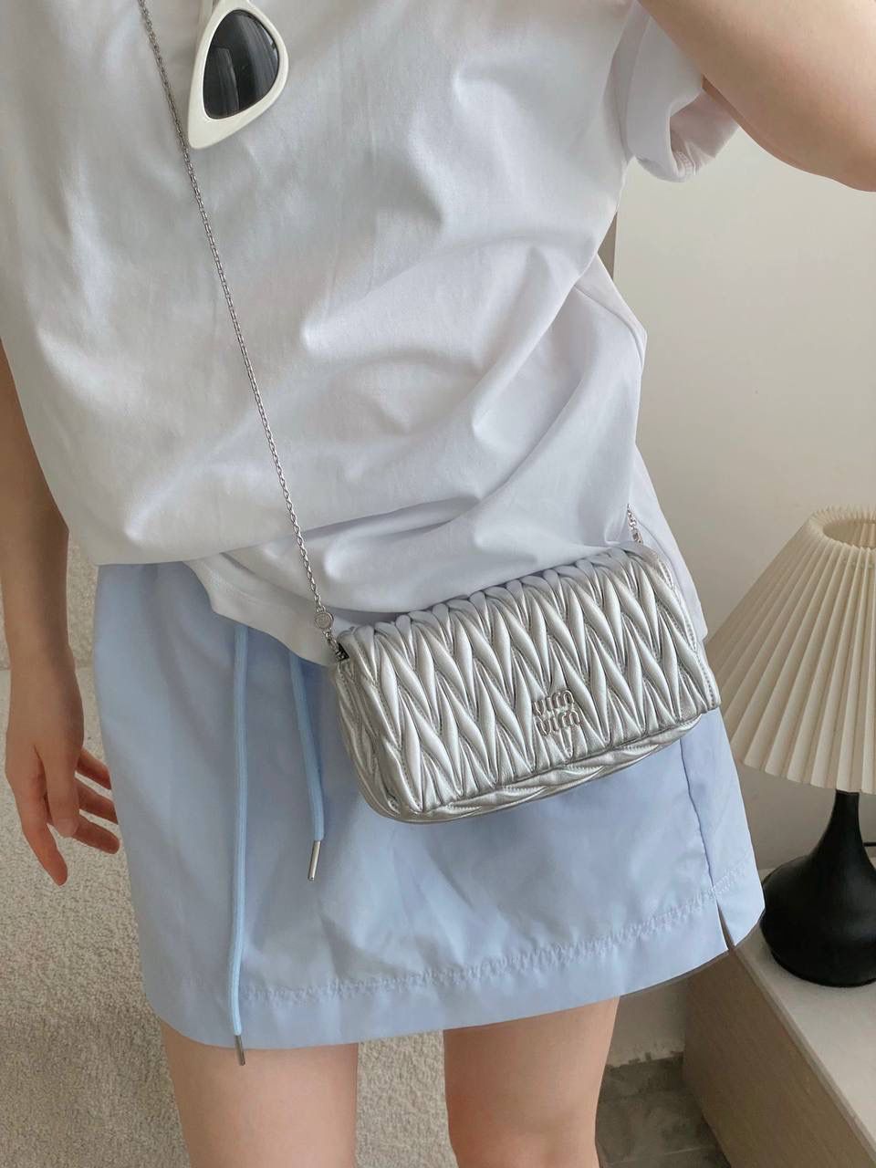 Elegant Quilted Chain Bag