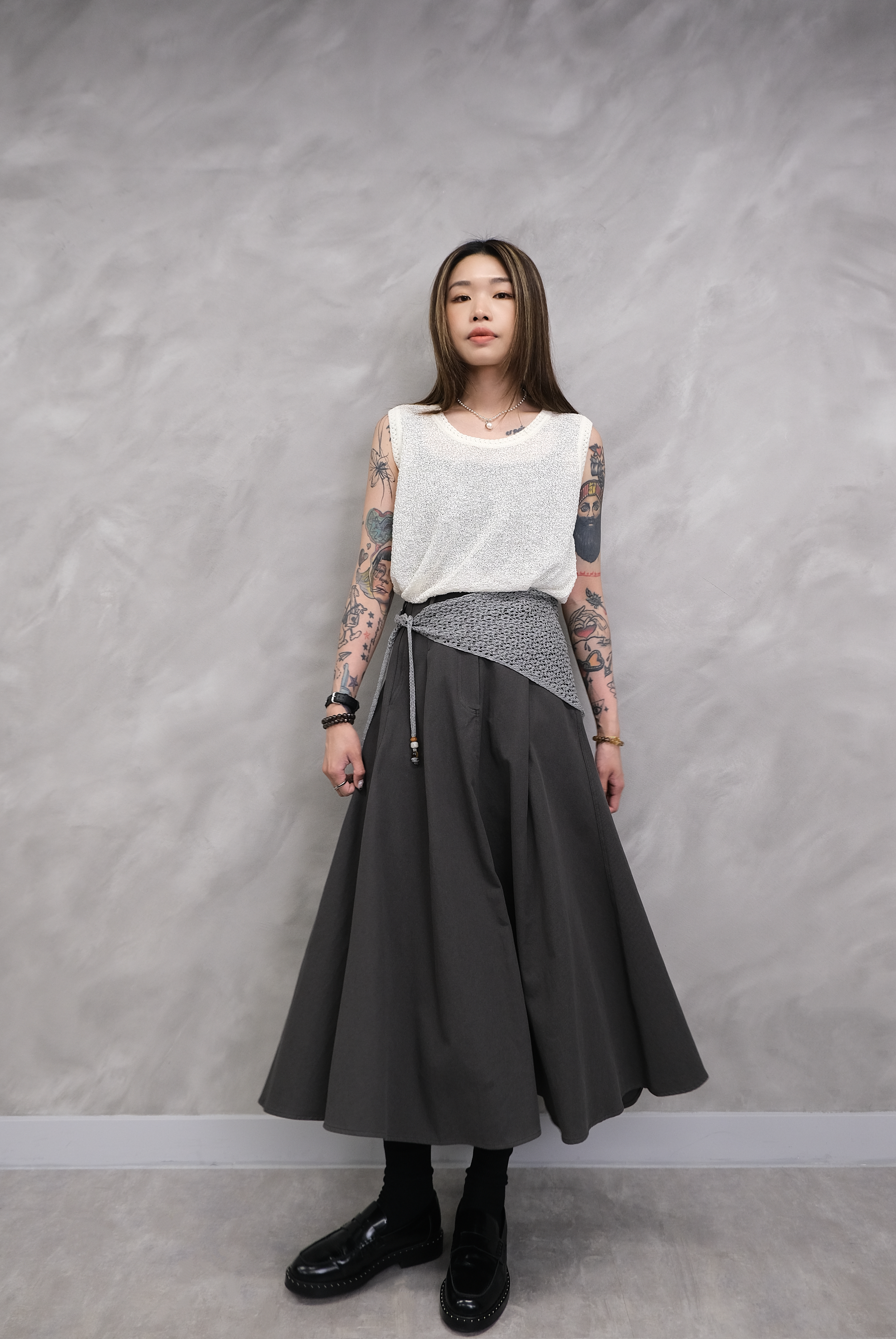 Casual full skirt #sk40