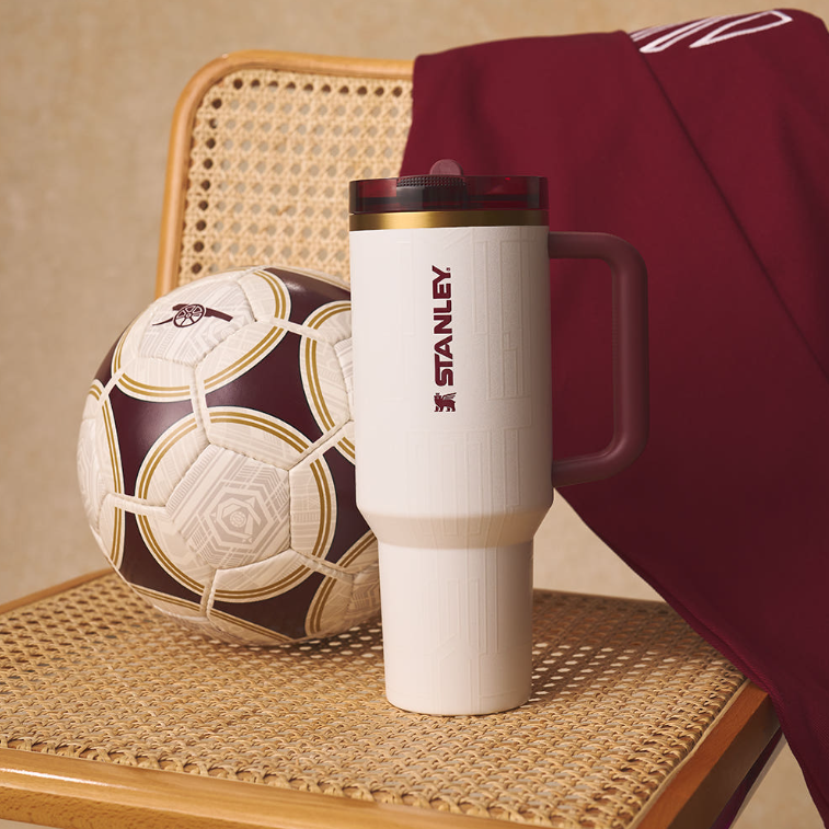 [Arsenal x STANLEY] 限量版 Quencher Protour Flap Straw Tumbler 1.18L