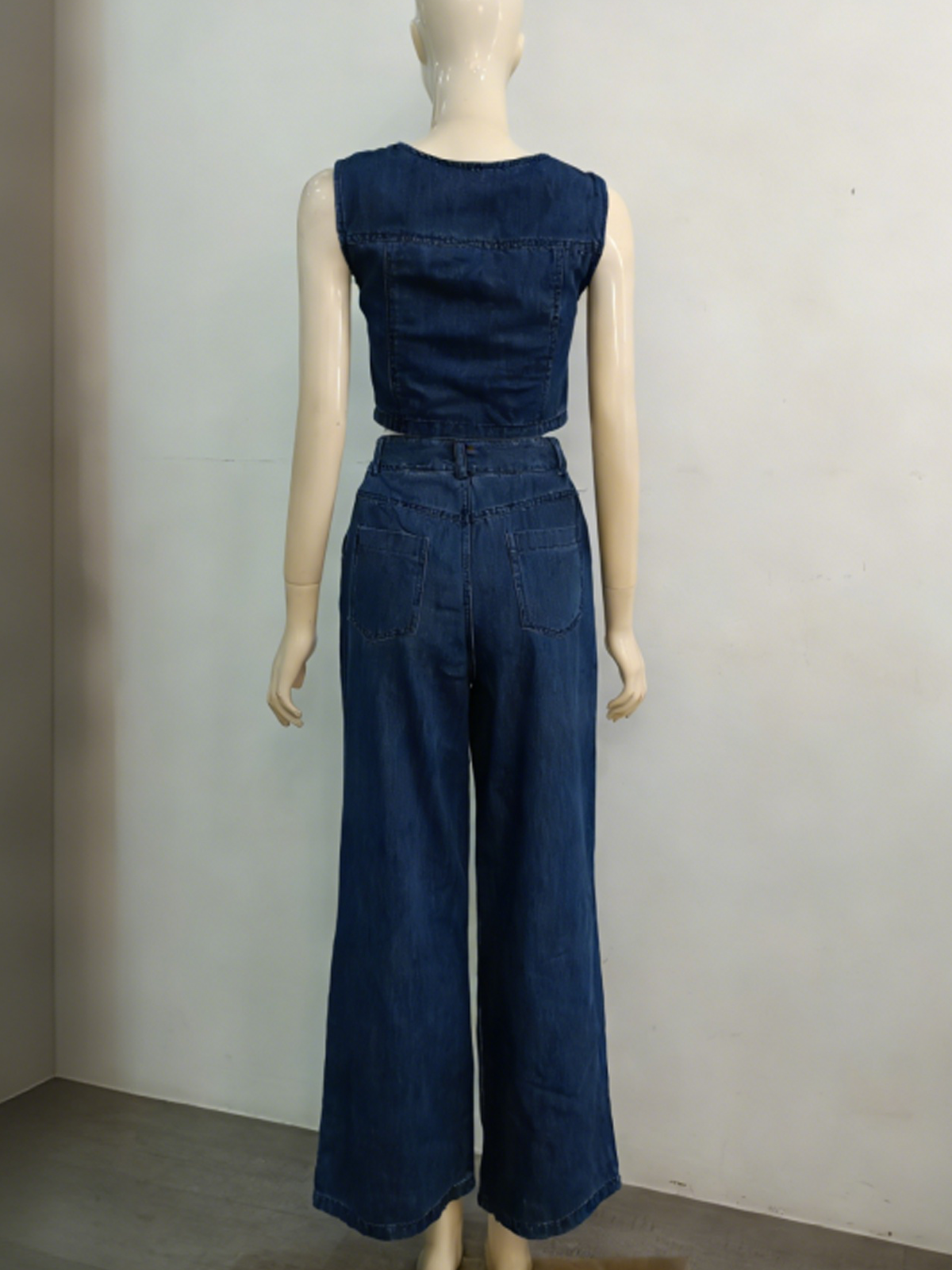 Indigo Chic Vest Set M151