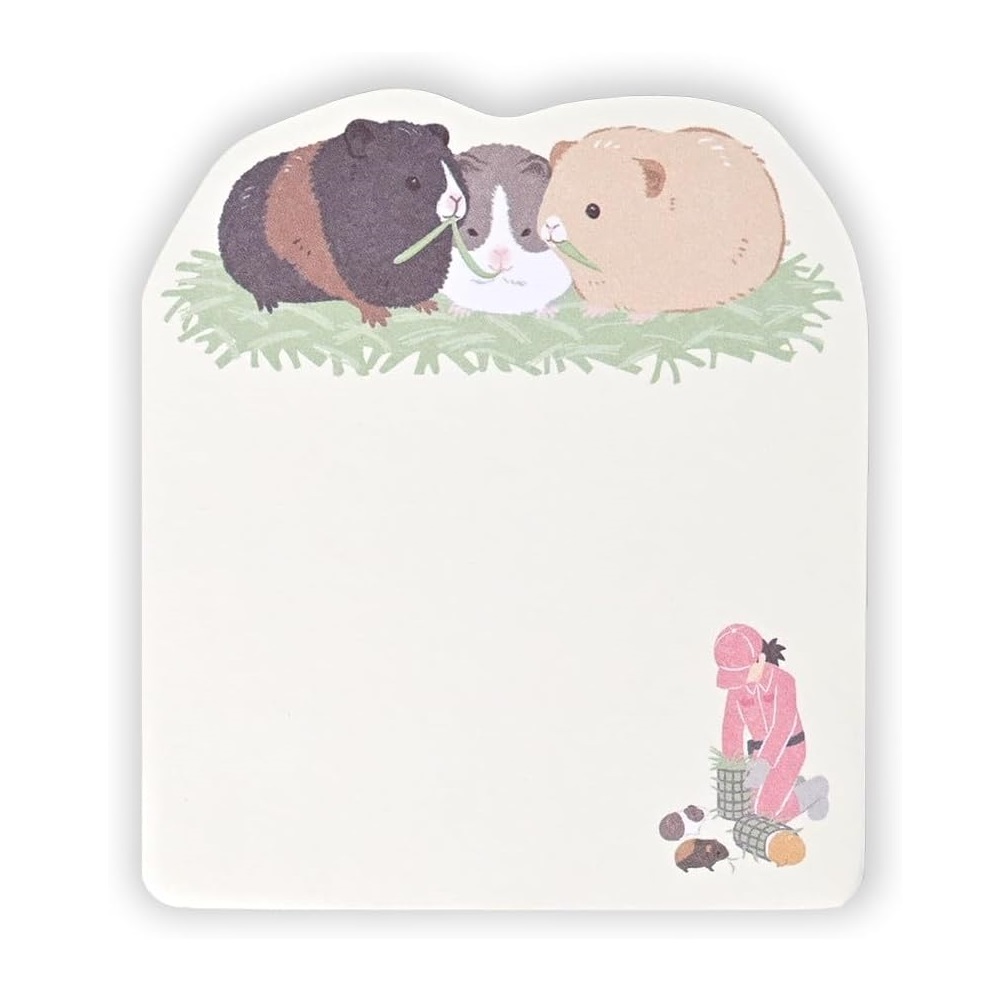 現貨｜ZOOm in Animals 天竺鼠 日本製 便利貼 Sticky Notes (5422213)