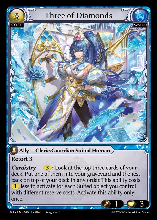 Three of Diamonds / RDO-248 (U)