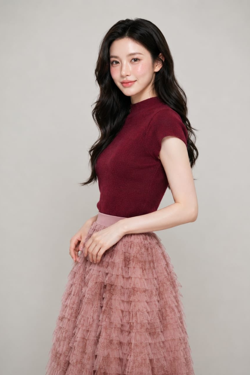 975 Rosalie Layered Tulle Skirt