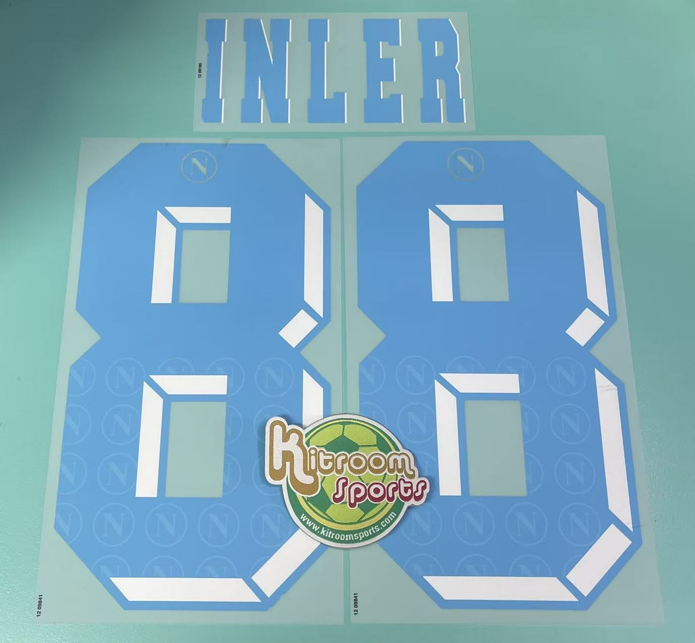 2012-13 Napoli 3rd Nameset #88 INLER