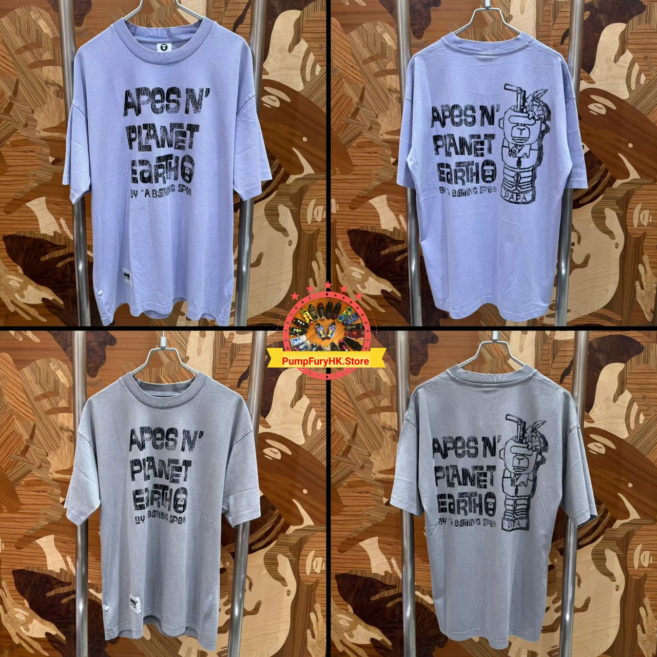 AAPE Relaxed fit AAPER graphic tee (1832) 寬鬆版