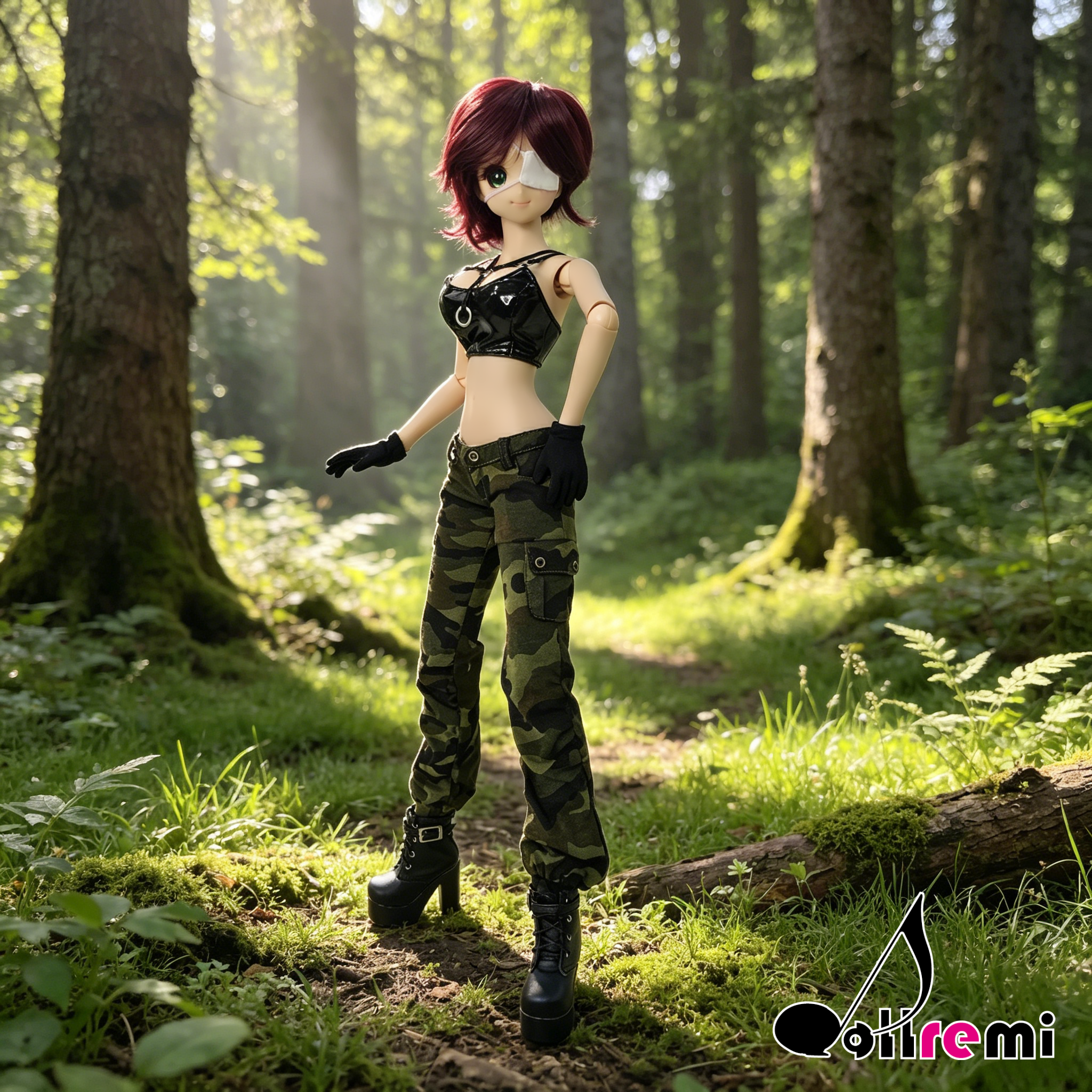 【dollremi】(DD0515D) 迷彩長褲 Camouflage pants