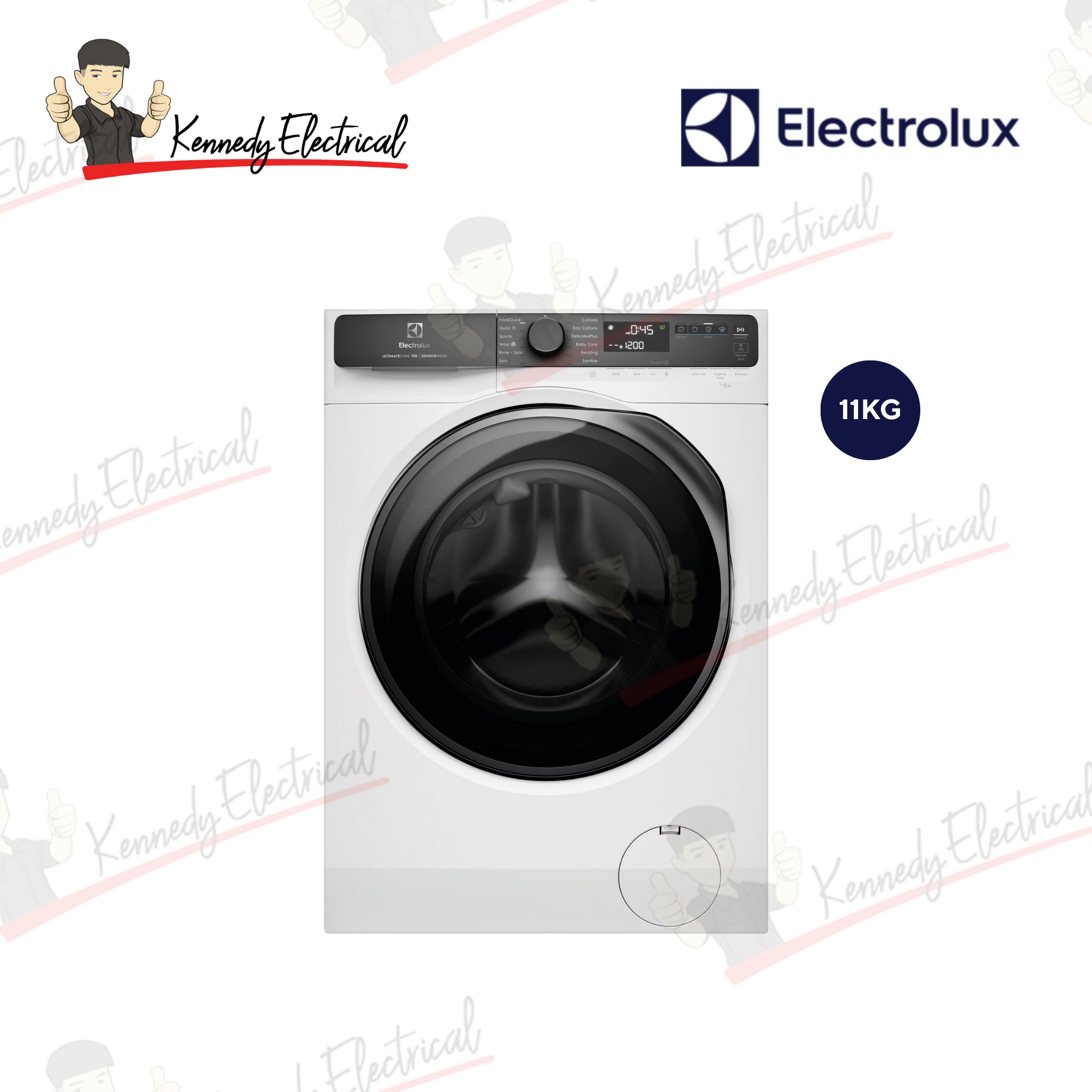 Electrolux 11kg UltimateCare 700 Front Load Inverter Washer (EWF1143R7WC)