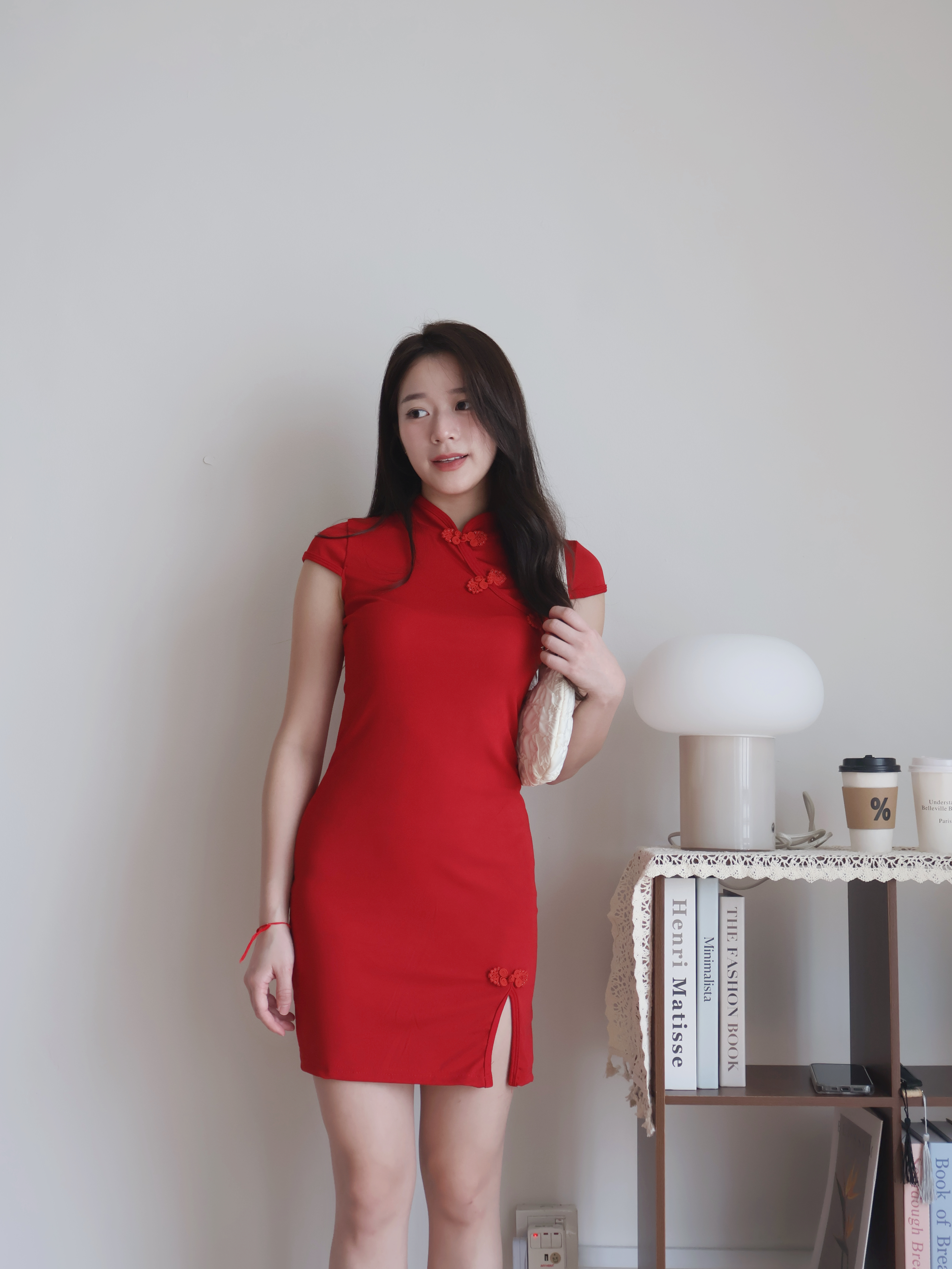 SL28 Red Midi Dress