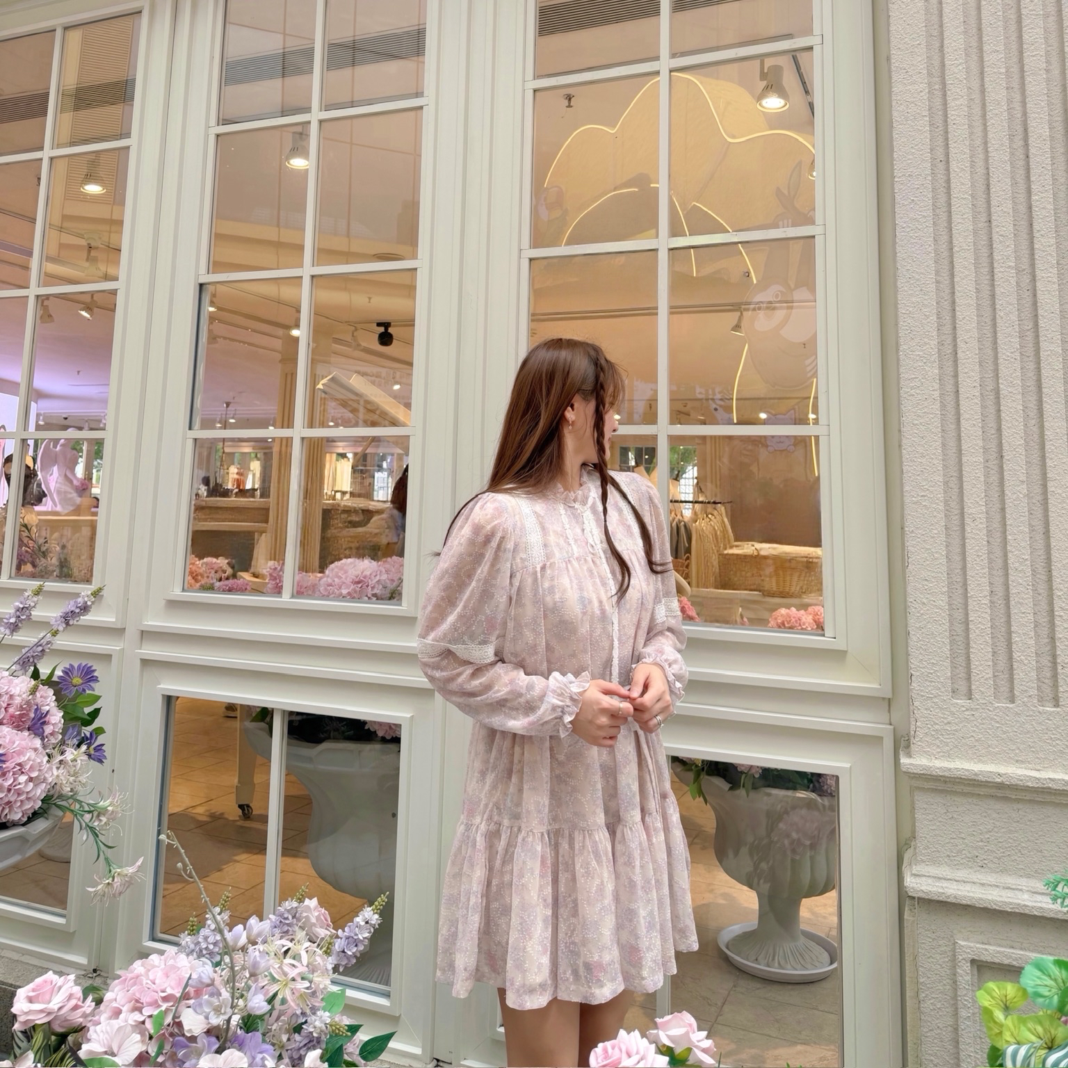#HANNA-made# Garden Sonnet in Bloom Dress