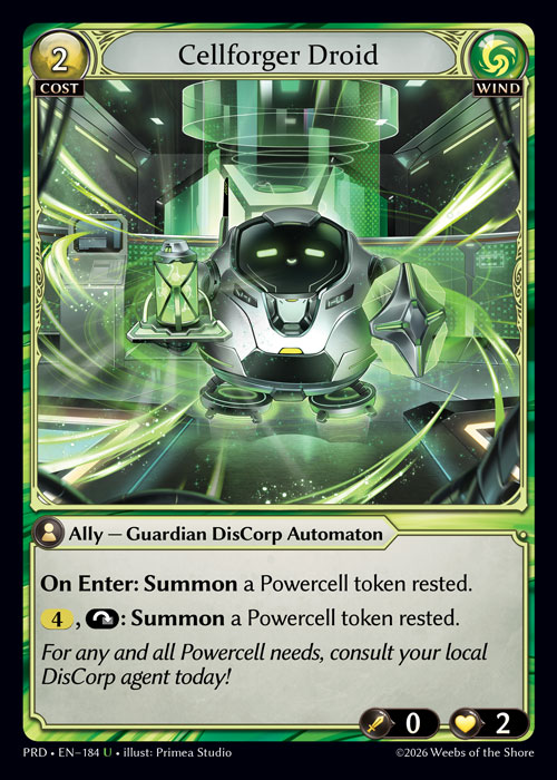 Cellforger Droid / PRD-184 (U)