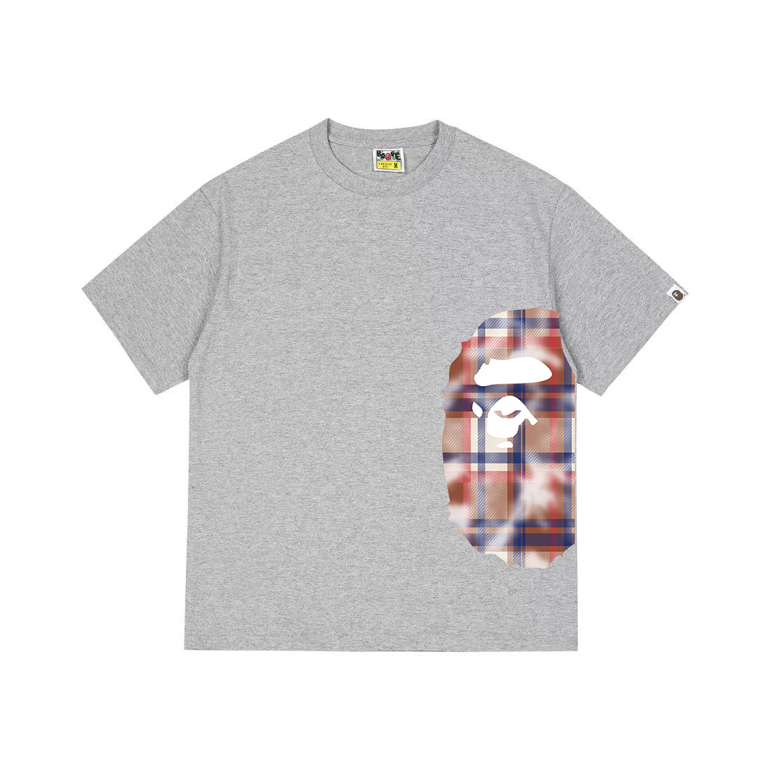 Bape Check Big Ape Head Tee