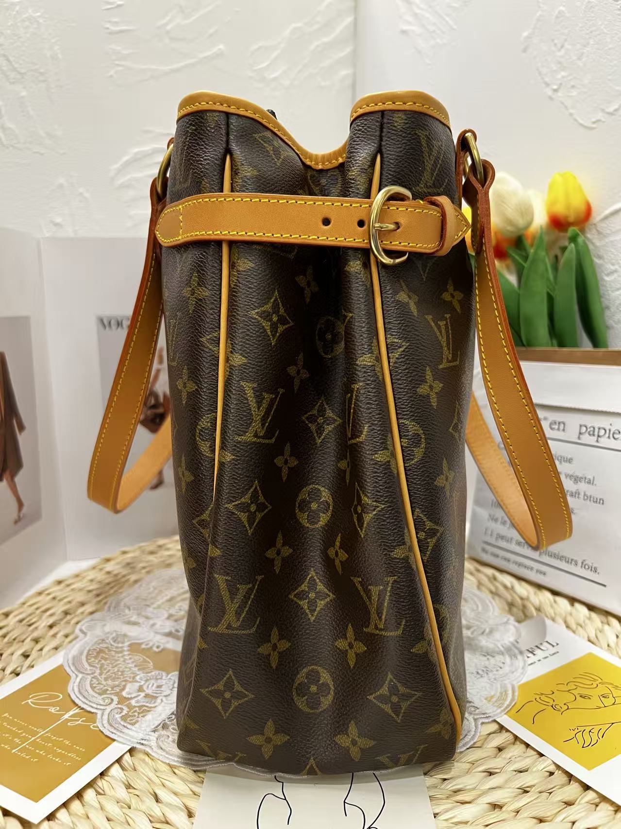LV Monogram Batignolles Vertical Bag