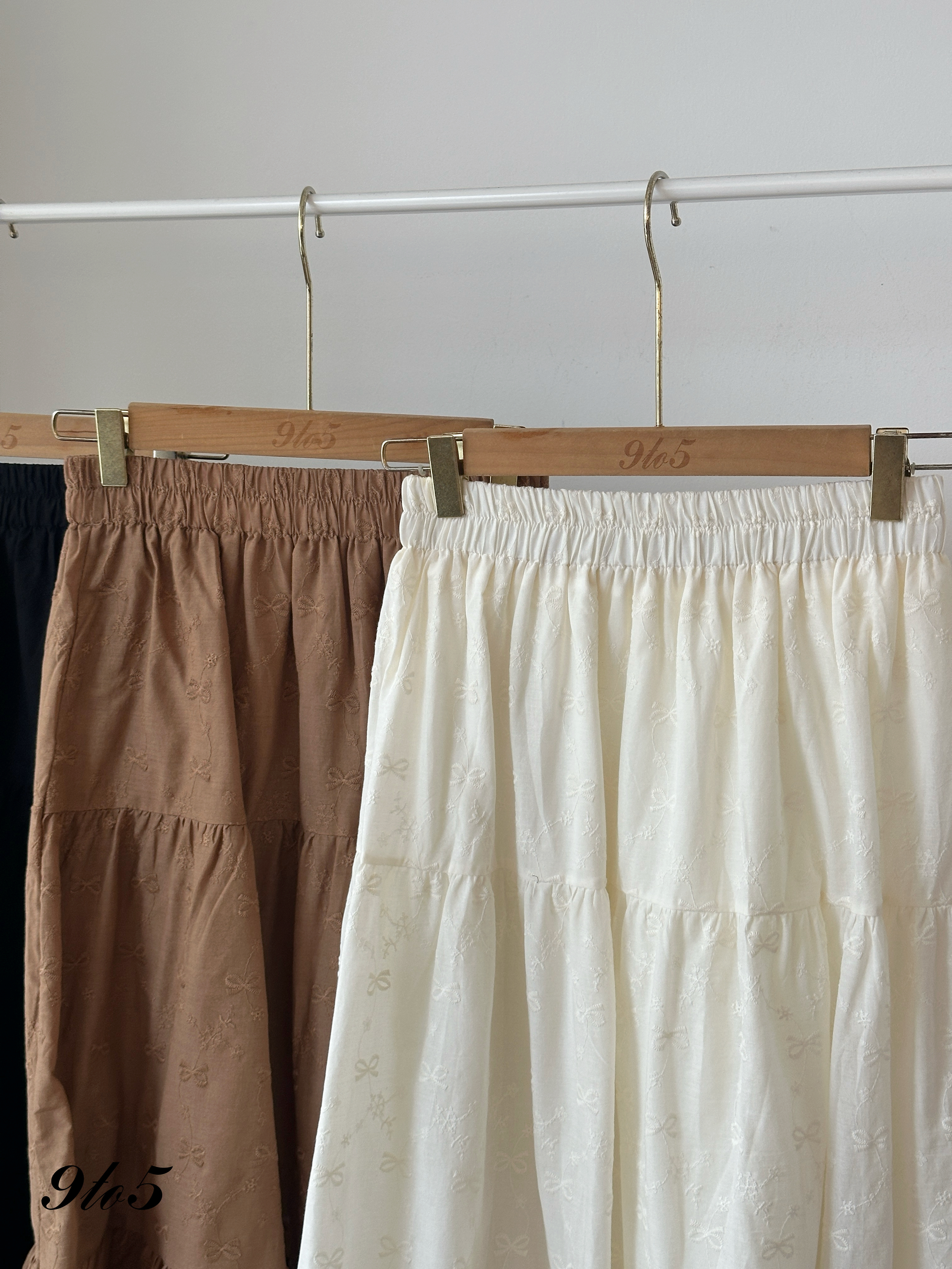 S1867 Long Layered Skirt - 3 Colors 