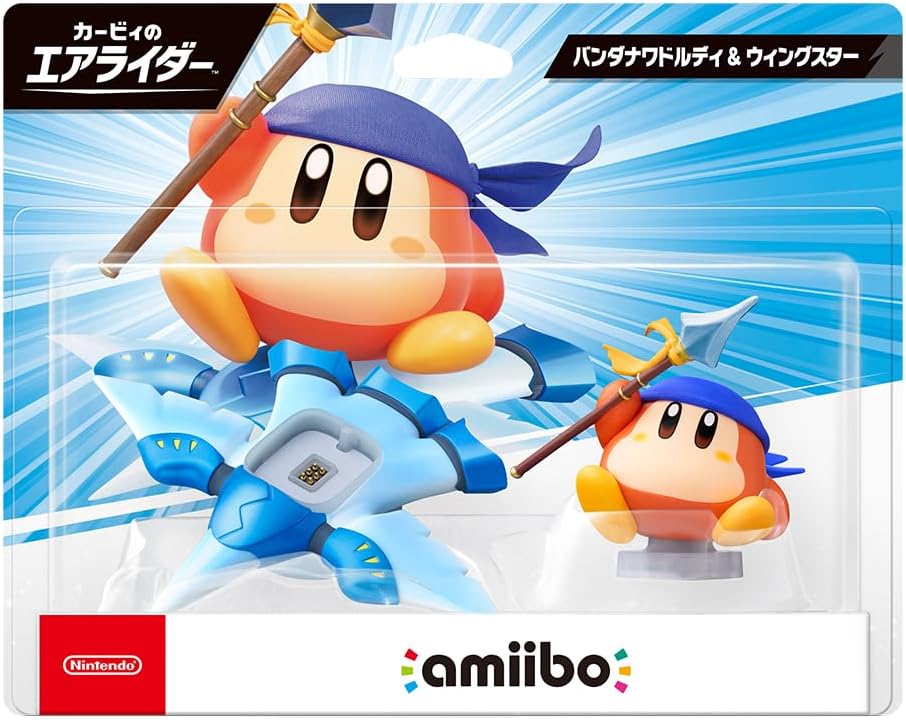 [現貨][amiibo] 頭巾瓦豆魯迪＆羽翼之星【卡比的馭天飛行者系列】