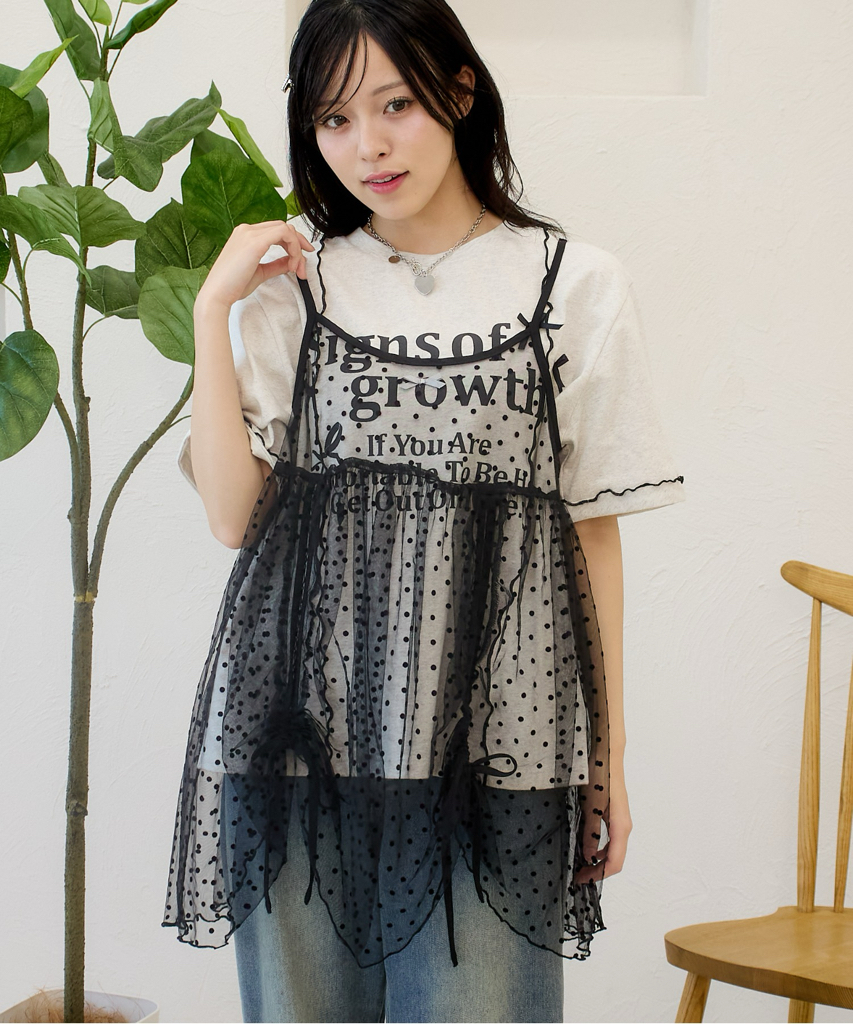 抽繩蝴蝶結吊帶【JOT005】