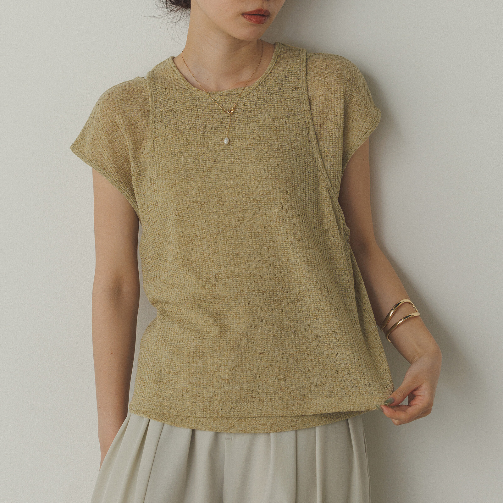 Waffle 兩件式短袖【JT034】