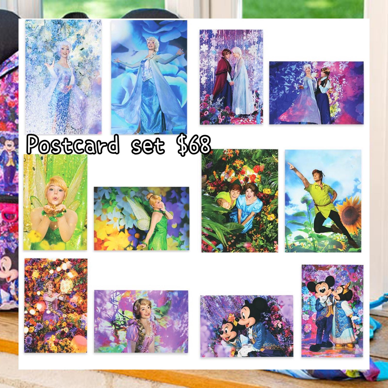 ：日本：DISNEYLAND園區產品 IMAGINING THE MAGIC 6/3 日本發賣 POSTCARD SET