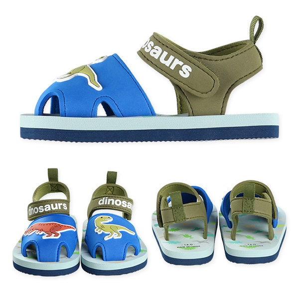 🇯🇵預訂 日本直送🇯🇵恐龍圖案藍色EVA涼鞋