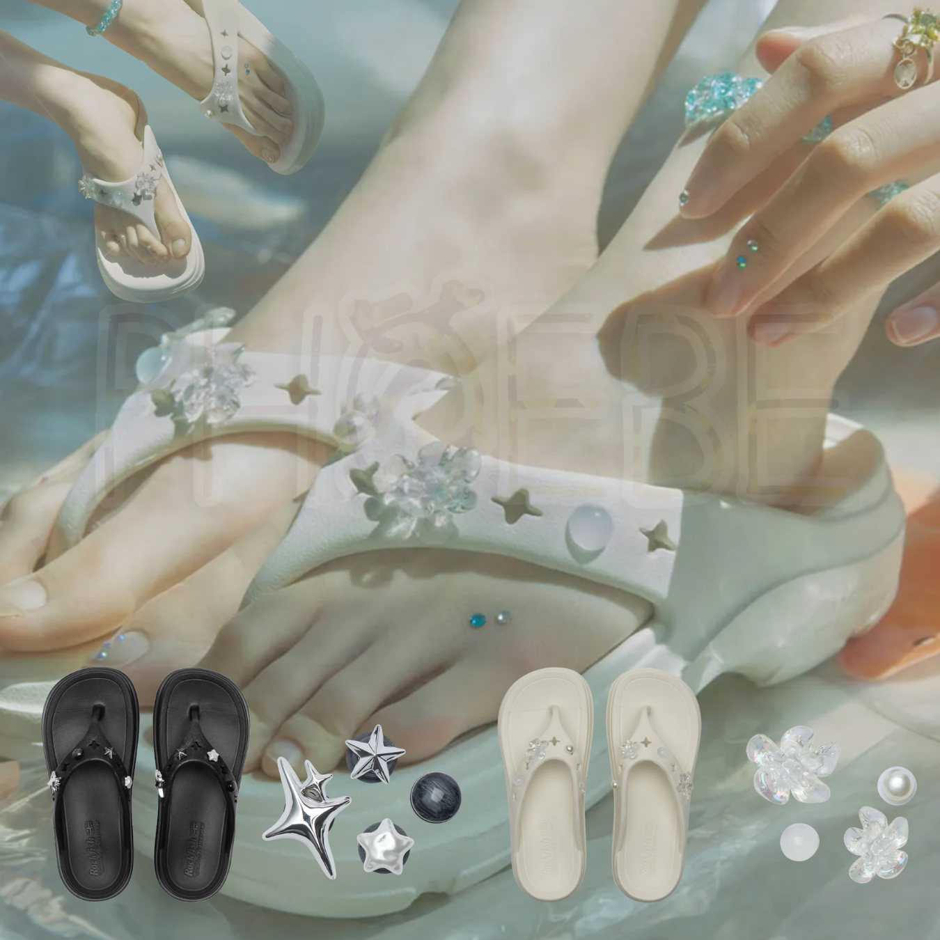 [Rockfish Weatherwear x clor] HAYDEN FLIPFLOP (2色)
