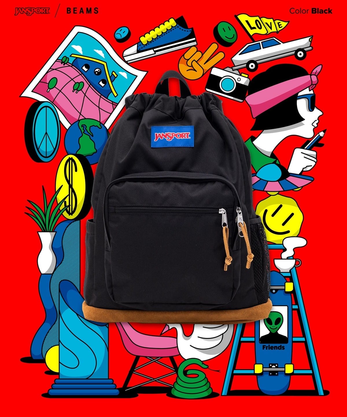 JANSPORT X BEAMS  別注背囊