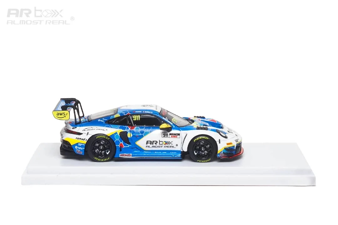 （預訂 Pre Order) AR Box (640004001) Porsche 992 GT3 R Sepang Blue-White Livery