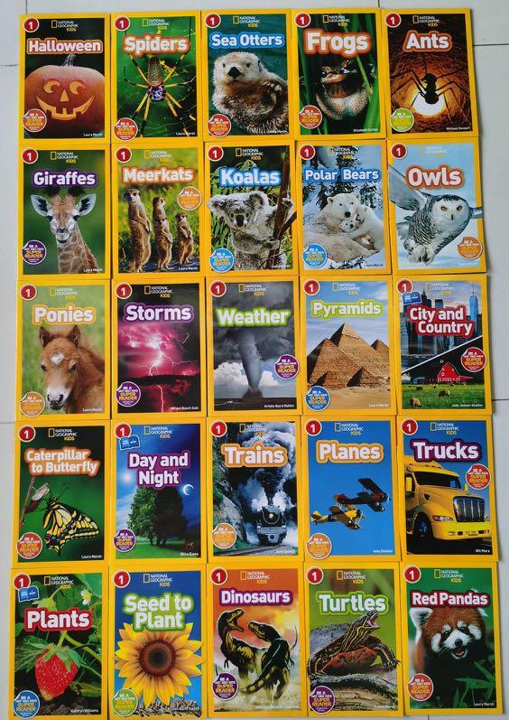 National Geographic Kids Level 1 國家地理分級讀物 第一季 L1 兒童百科書｜25 books｜點讀版