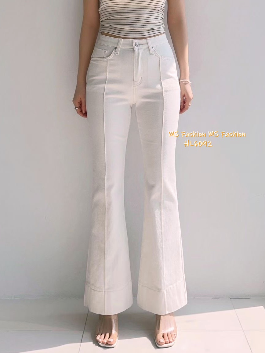 HL6092 韓國🌼Howluk立體摺線喇叭褲