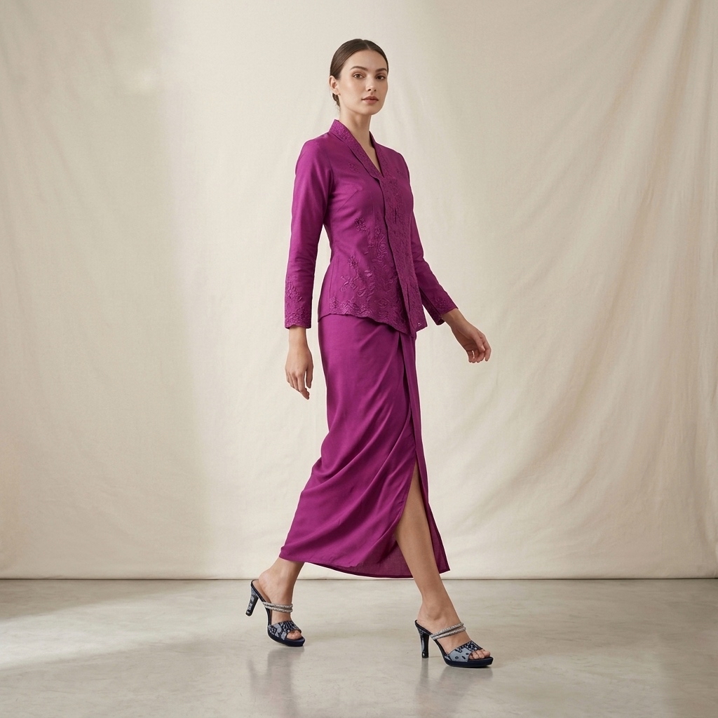 1038 - Luna Batik Heels