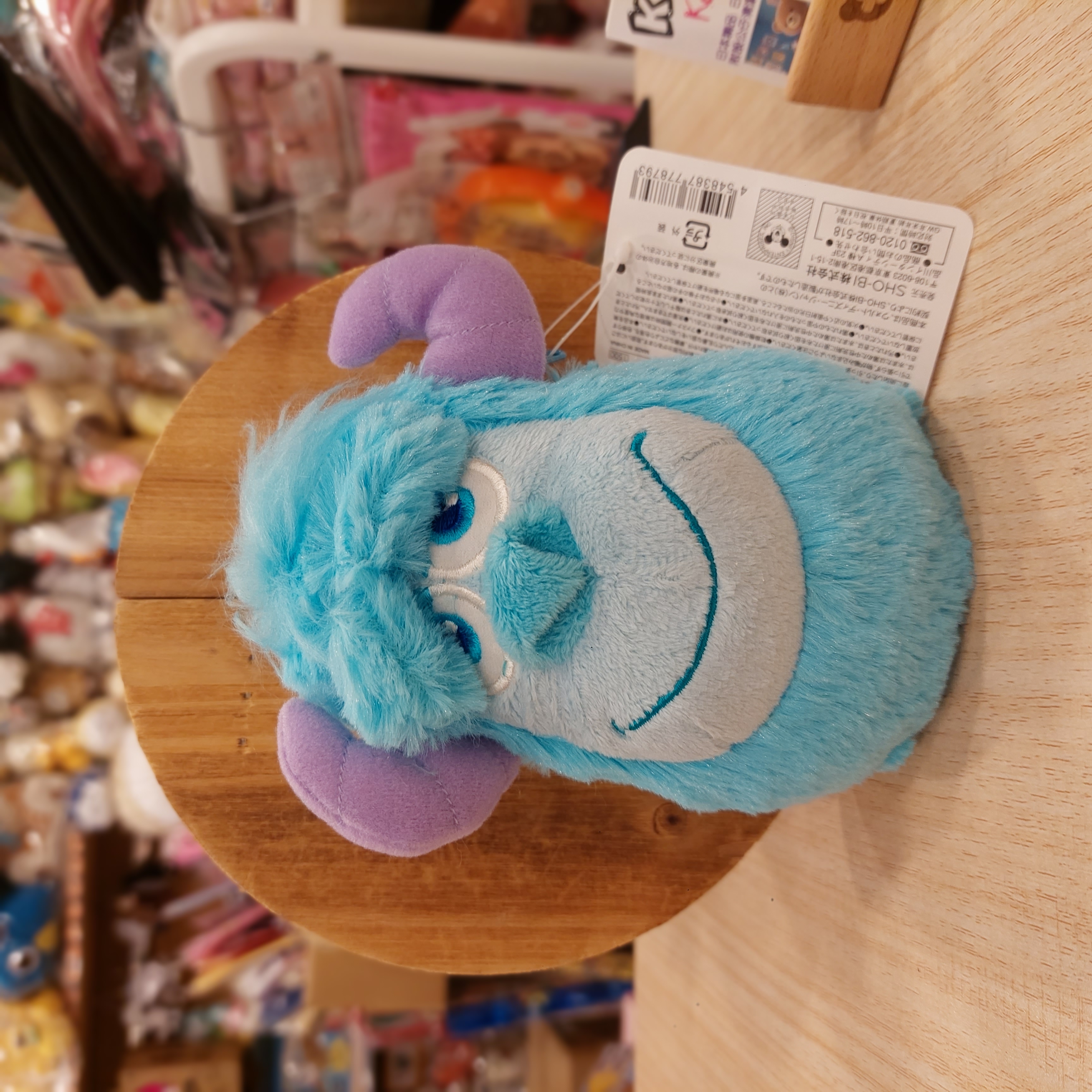 原裝日本Monster Inc 怪獸公司 毛毛 Sully 伸縮繩卡套