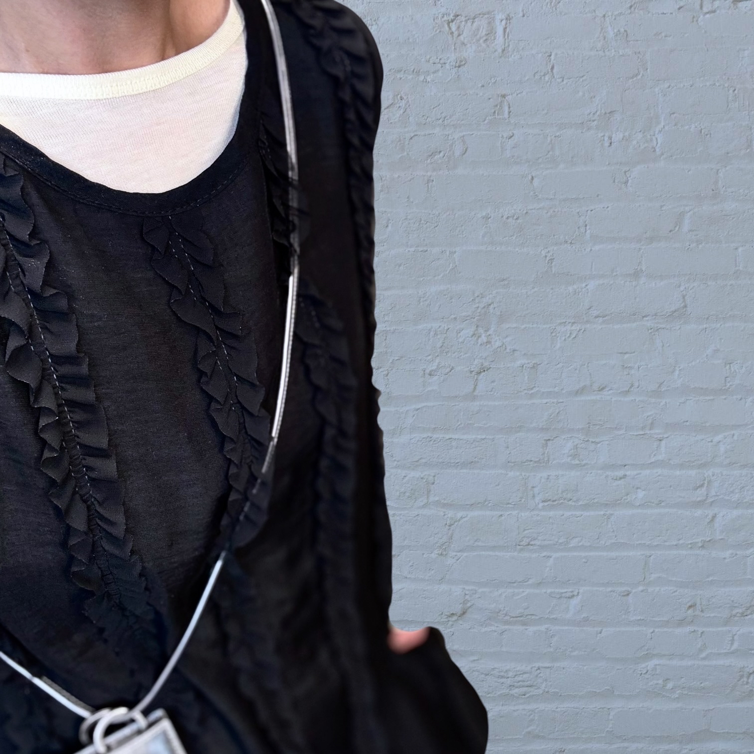 221143 立體荷葉邊連身裙