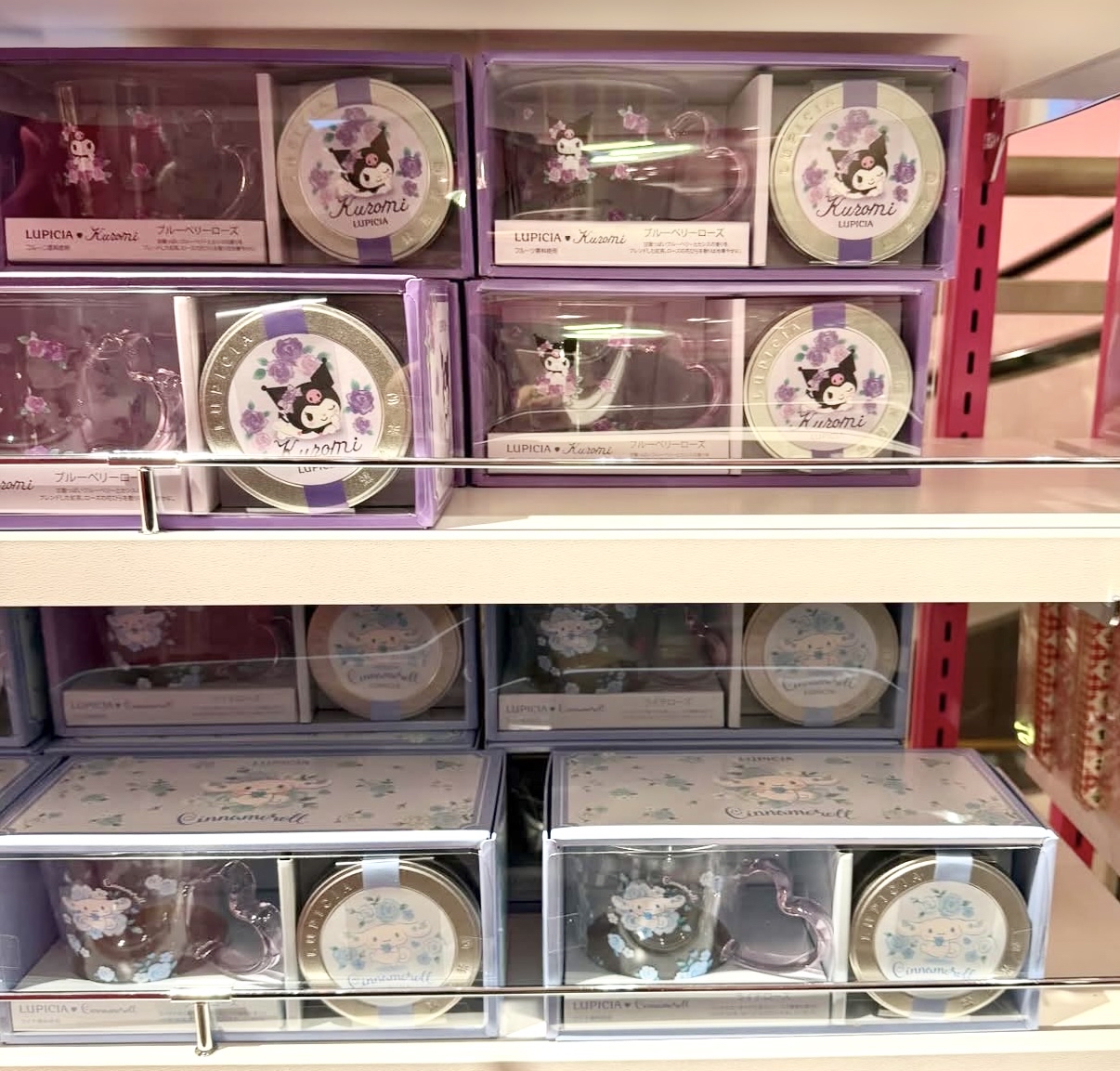 （截單後一星期到貨）🎌日本直送🎌Sanrio x Lupicia限定玻璃杯連茶包禮盒套裝（$289