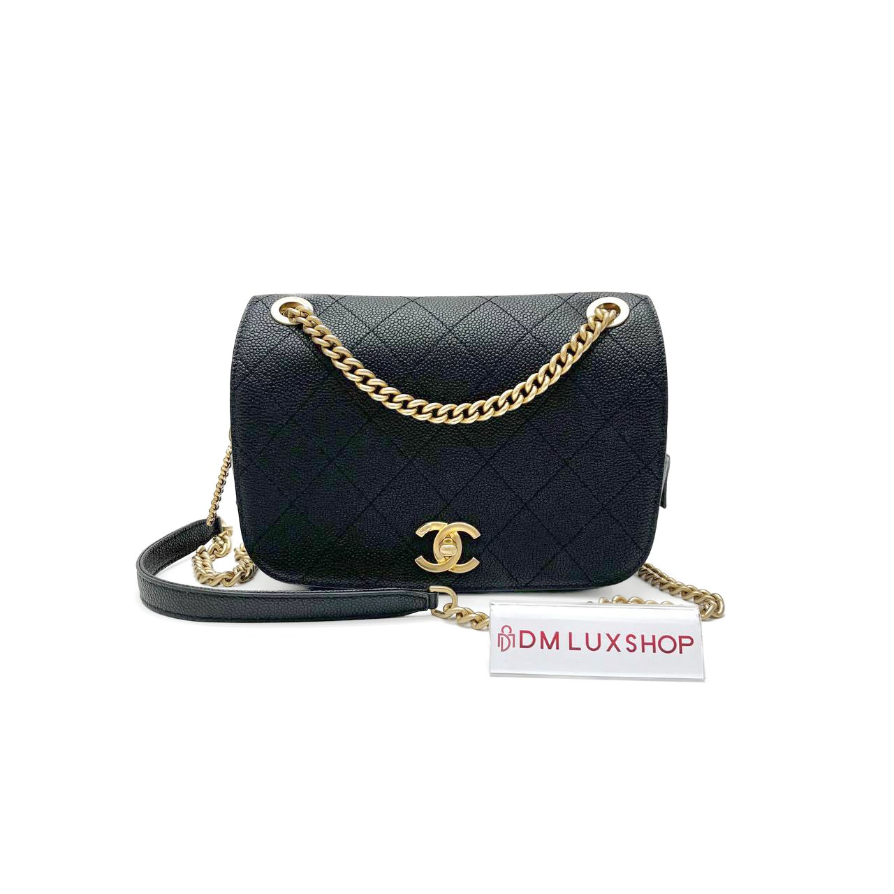 Chanel CC Zipped Flap Black Caviar GHW (Serial 29, Y: 2020)