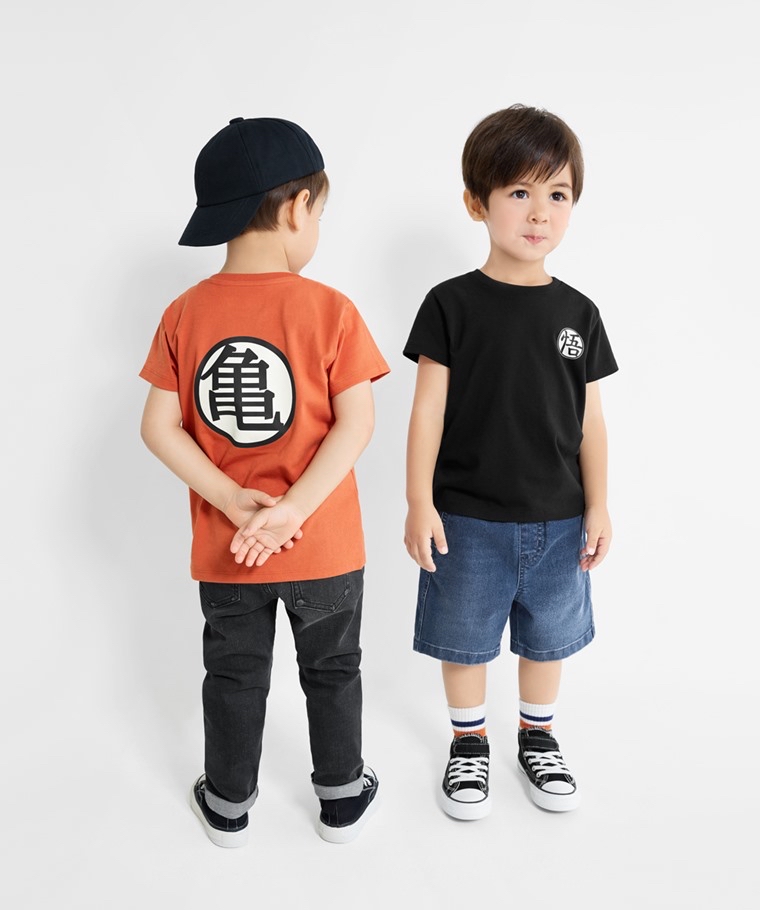 💚預訂 台灣直送💚七龍珠Z兩色前後印花親子款純棉短袖T恤