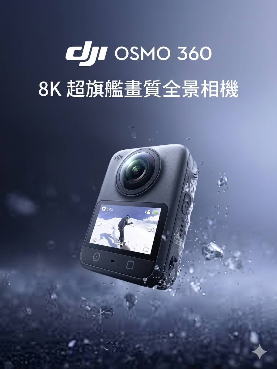 DJI Osmo 360 全景相機