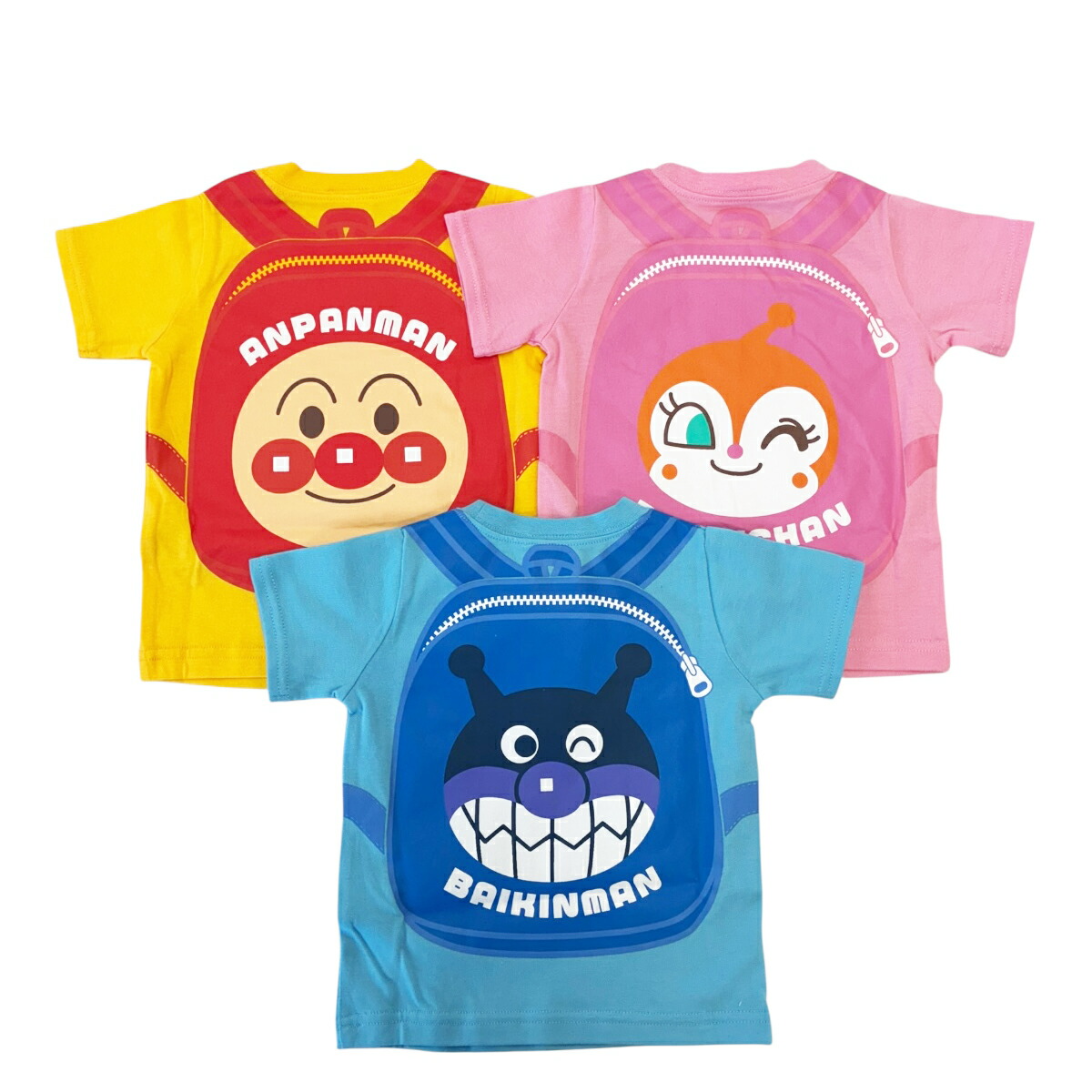 🆕【⭐訂購⭐】  日本直送🌀#麵包超人 刺繡貼片 背包款設計 短袖TEE［3款選］🌀[ELCA-0225][260415]