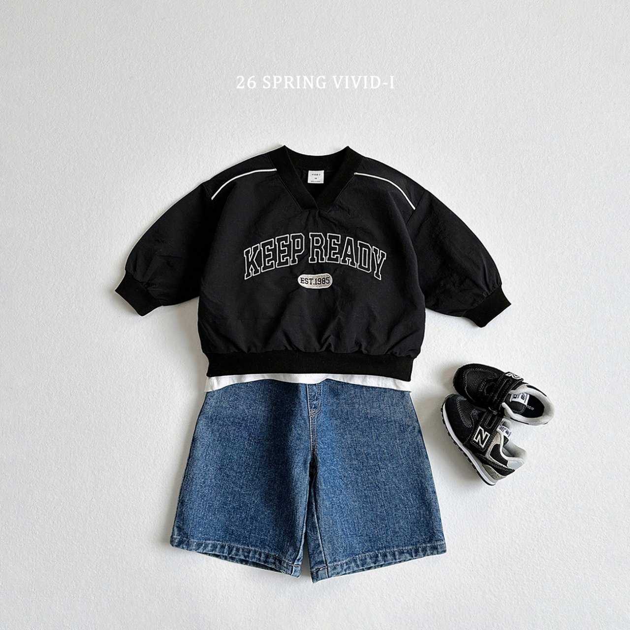 🌸預訂 韓國直送🌸🇰🇷VIVIDI寬版八分闊腳牛仔褲