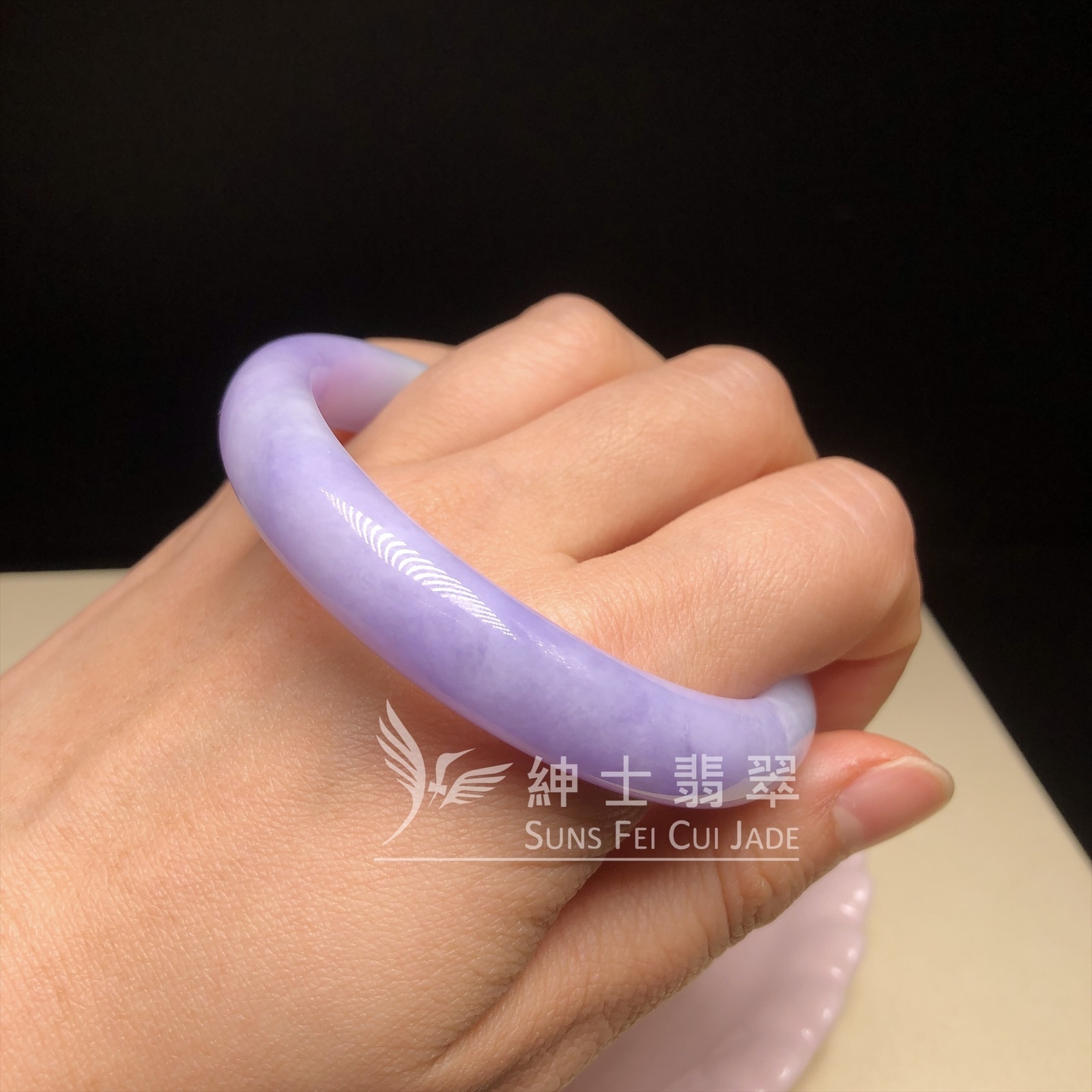 紫羅蘭春彩福鐲55.5mm YM00243