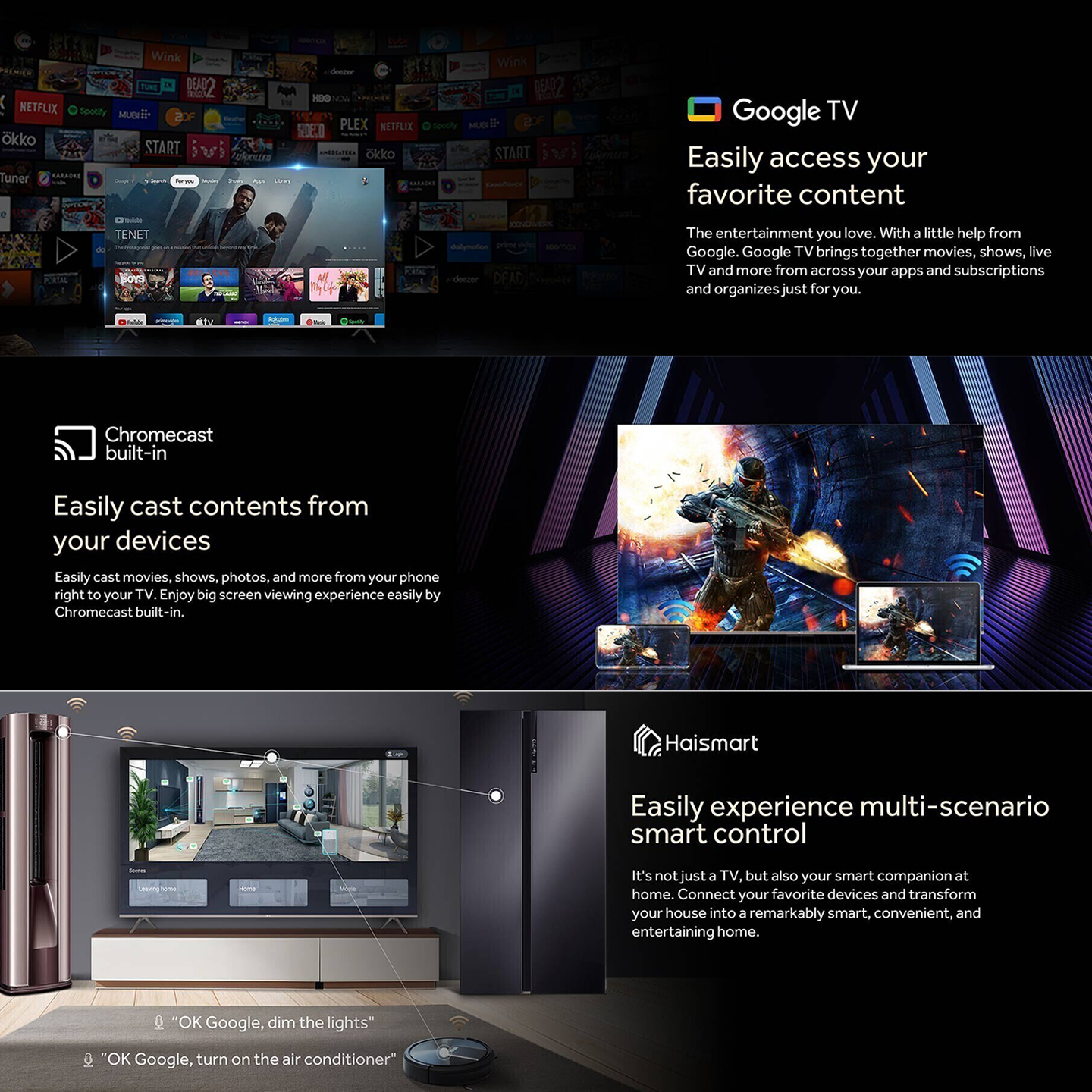 Haier 85" 4K UHD Smart TV (H85S800UX)