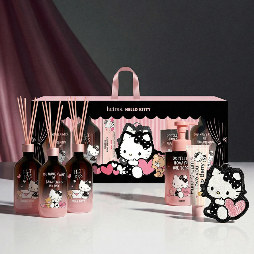 Hetras x Hello Kitty Black Limited Gift Set 黑色限量禮物版(贈送Hello Kitty卡套)