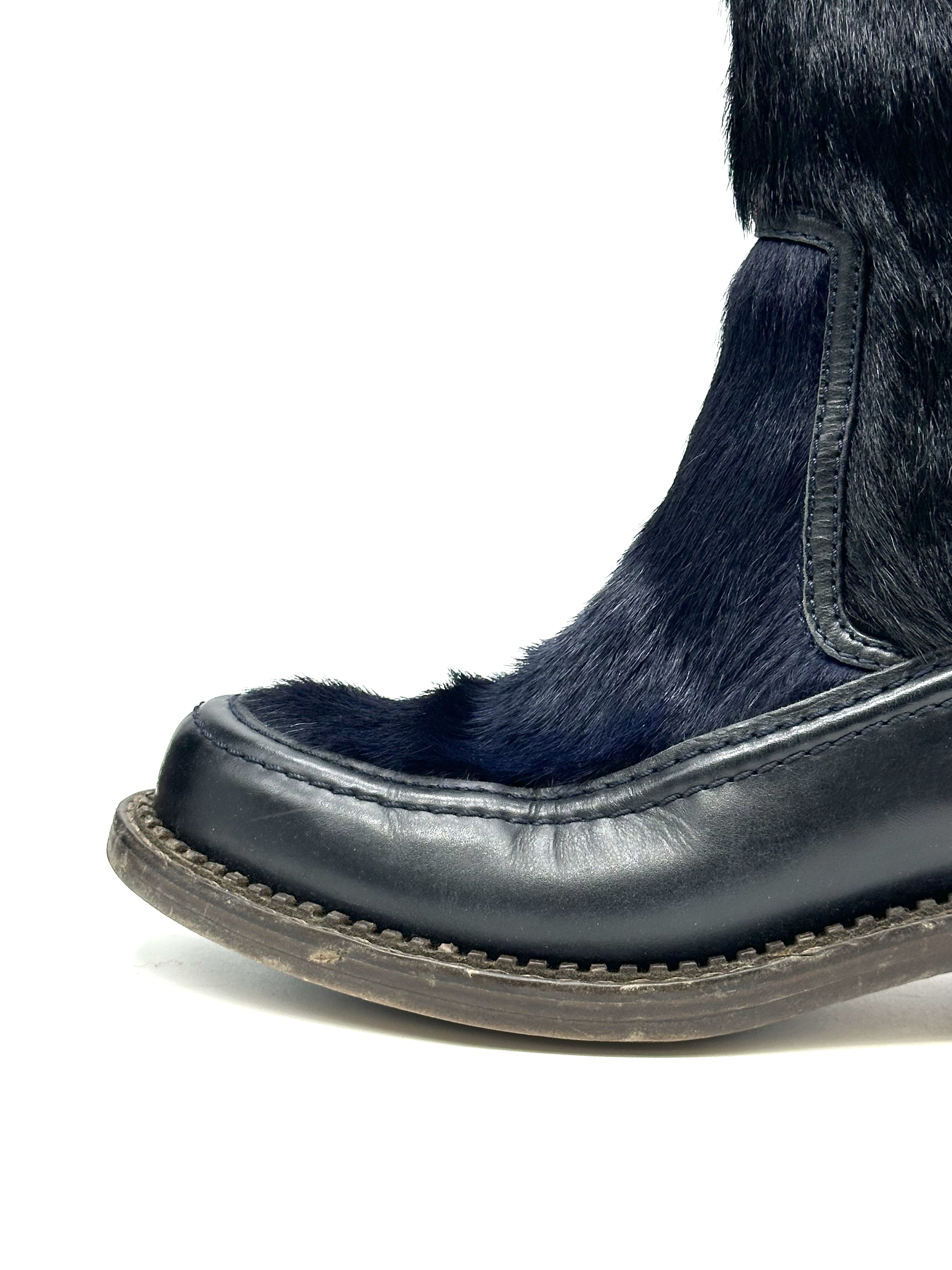 Pre-Owned Chanel Pony-style calfskin riding boots / Product Code:  26040409