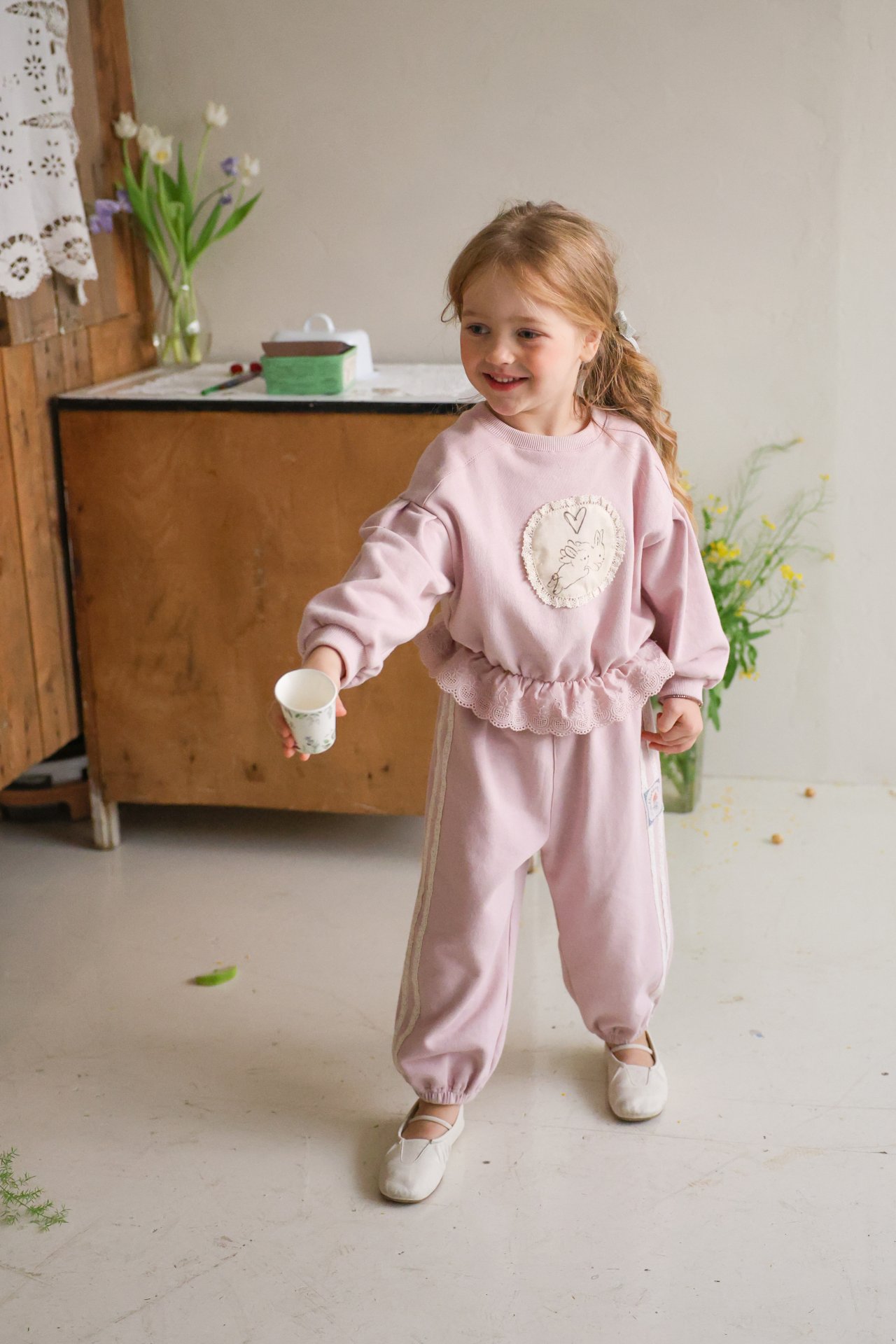 兔仔 🐰 Top / Lace Pants