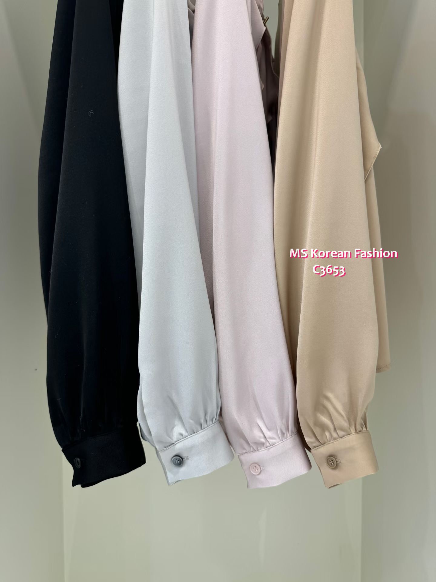 C3653 韓國🇰🇷靚色ruffle top