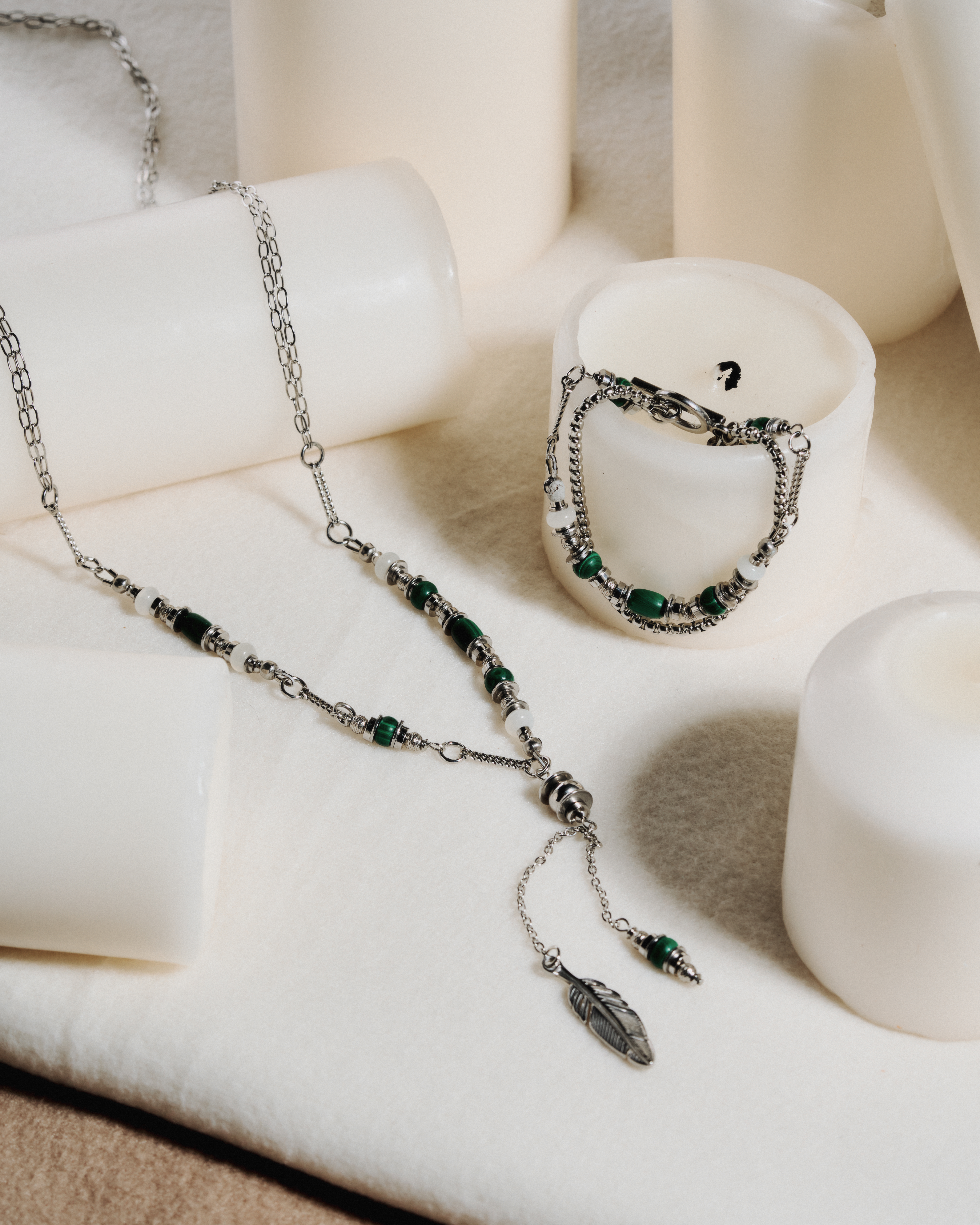 Cross the Line Necklace