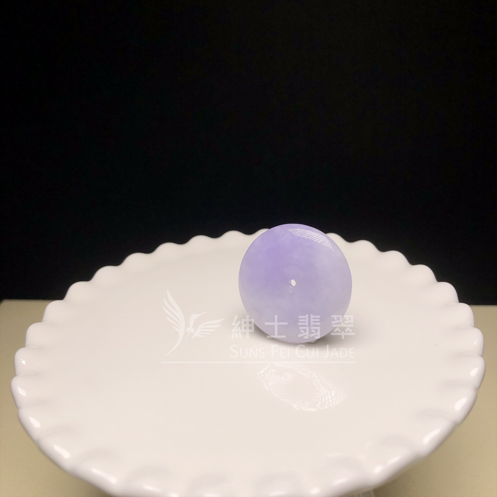 濃紫羅蘭平安扣 MB00176