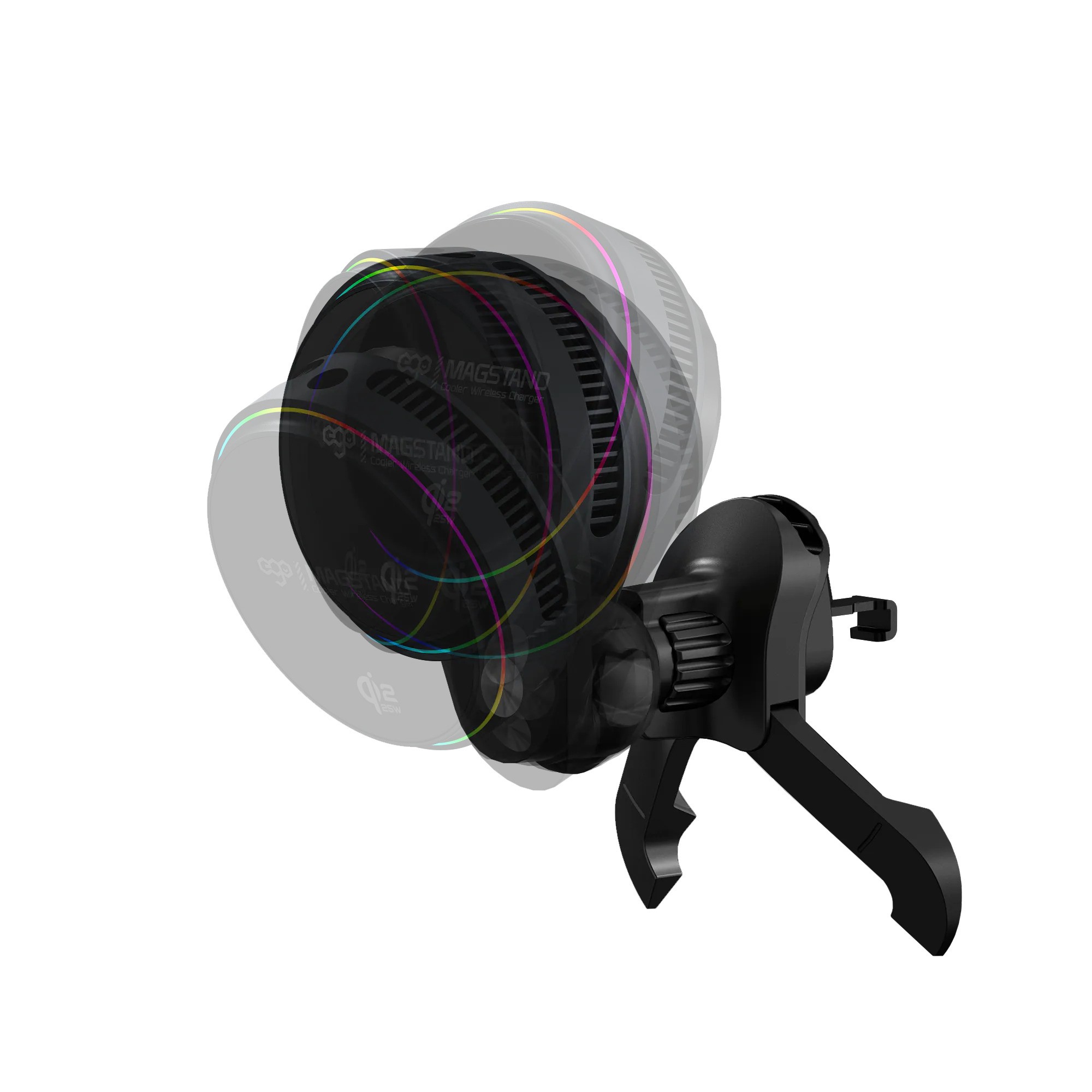 EGO MagStand4 @半導體散熱 雙面磁吸QI2.2充電器