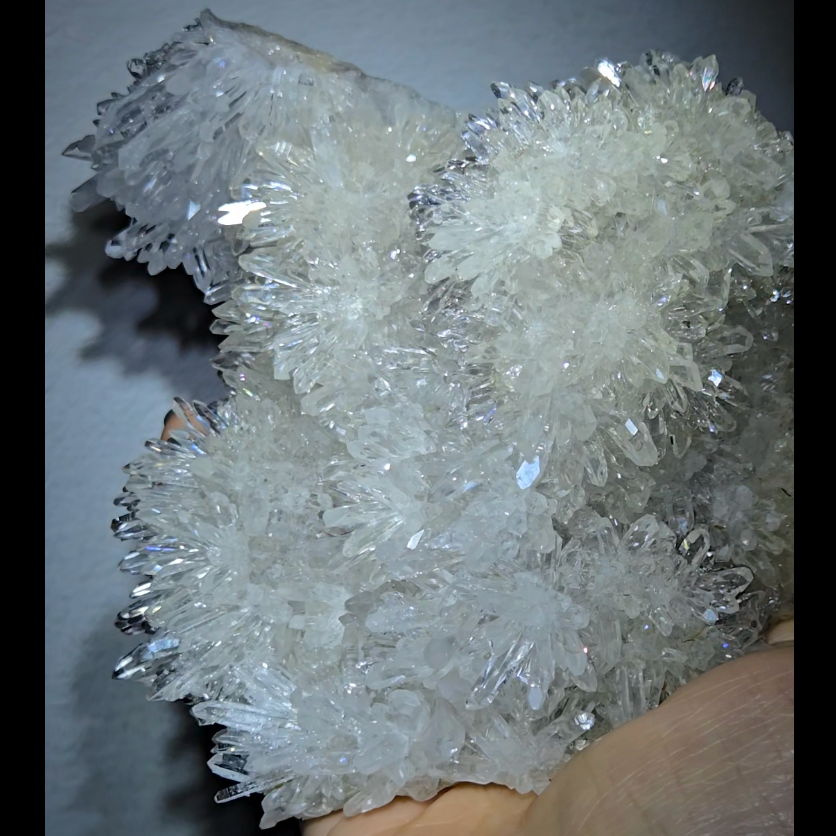 Chrysanthemum needle quartz cluster from China - CQ471