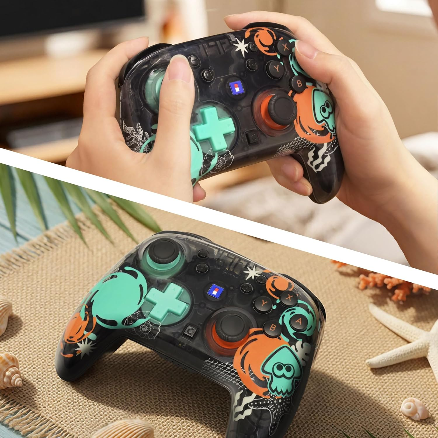 【預售 26年7月】SW2 HORI 無線控製器 TURBO 斯普拉遁 塗擊隊 / Wireless Controller TURBO Splatoon Raiders (NSX-239) PO0891