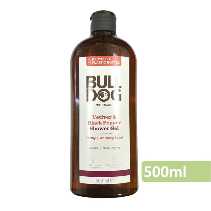 BULLDOG - 舒膚怡神沐浴露 500ml (黑胡椒, 丁香, 白雪松) (P) [平行進口]