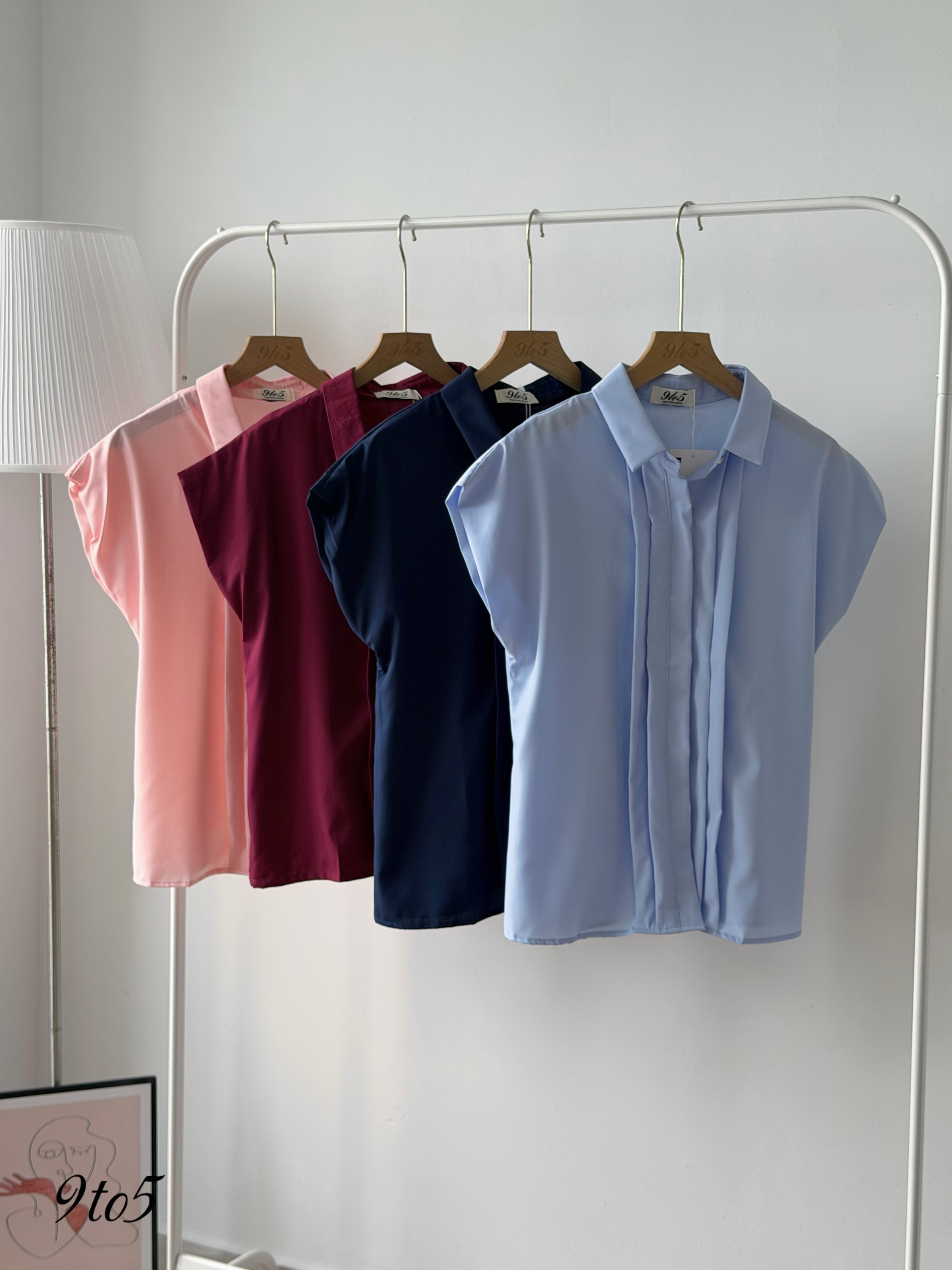 T4509 Cape Sleeve Shirt - 4 Colors 